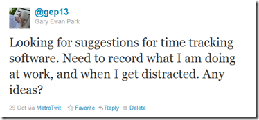 Twitter Question