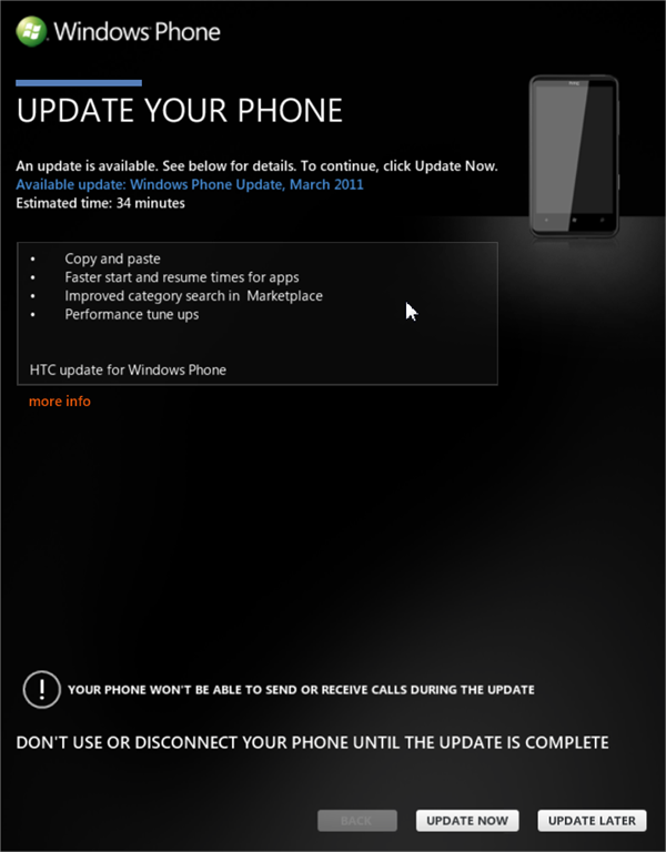 Update your phone