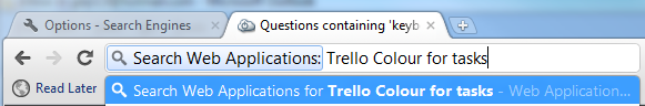 Web Application Search