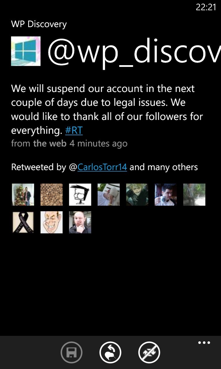 WP Discovery Tweet