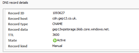 CNAME for redirect