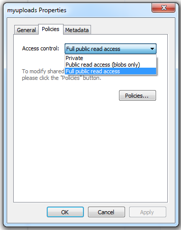Container Policies