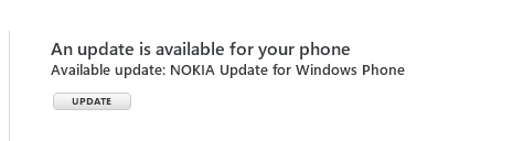Update for Windows Phone 7 Available