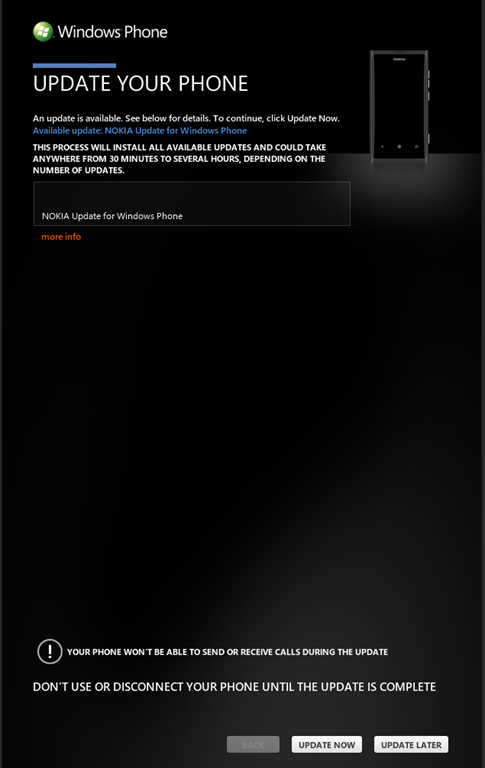 Update Your Phone in Zune