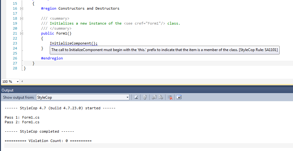 Problem with this and ReSharper