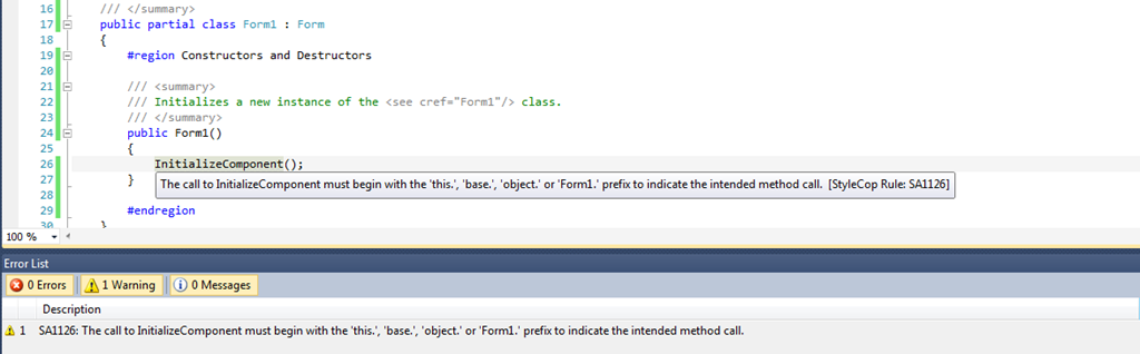 Corrected problem with this and ReSharper