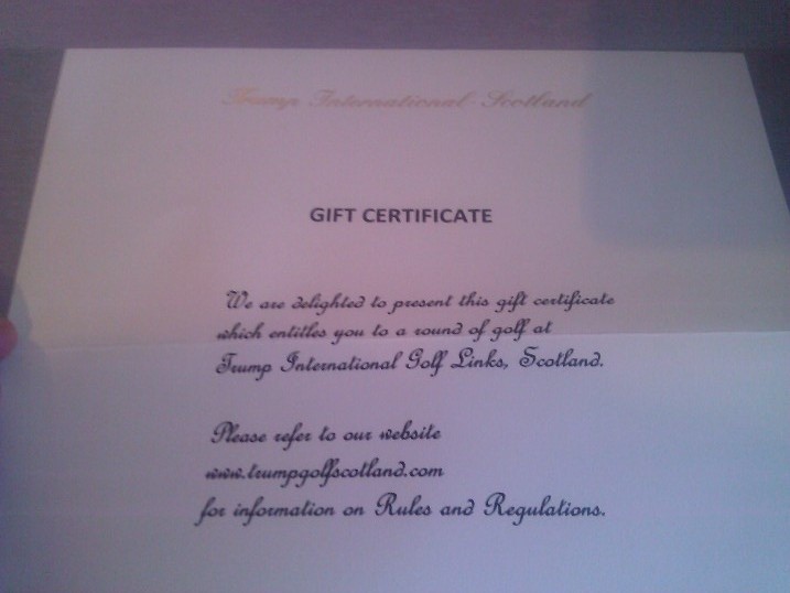 Gift Certificate