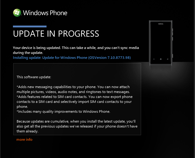 Update in progress 3