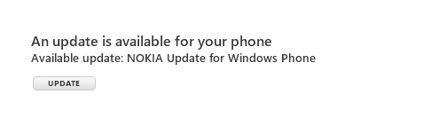 An update is available