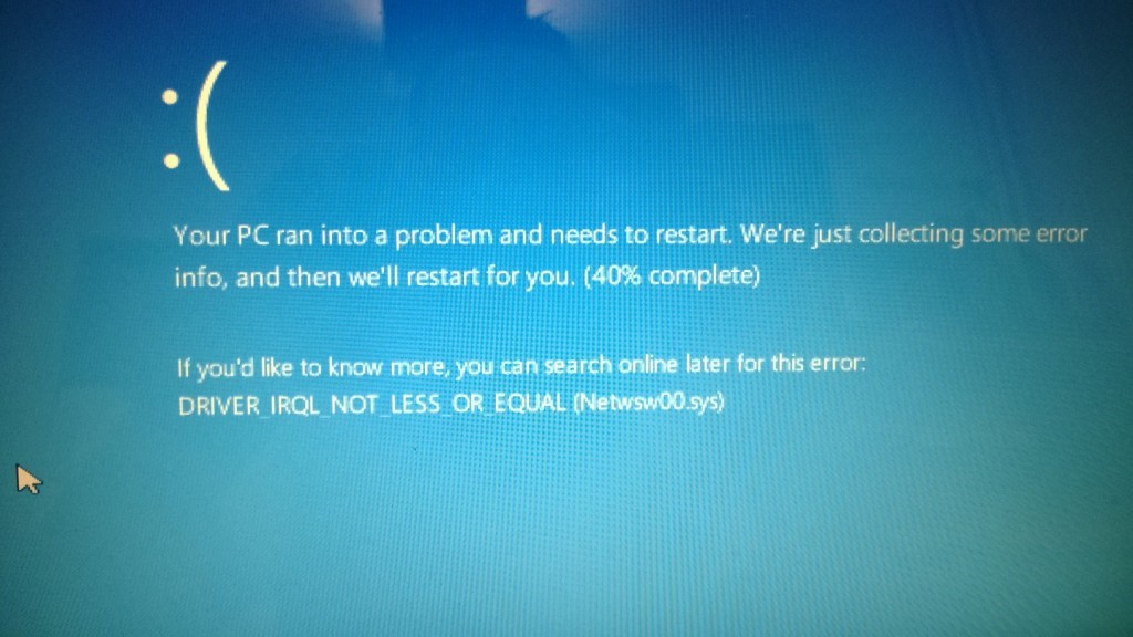 BSOD when using ICS 2