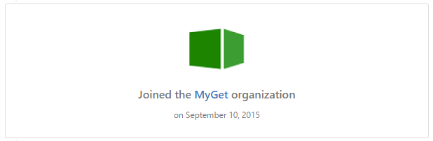 MyGet Organisation on GitHub