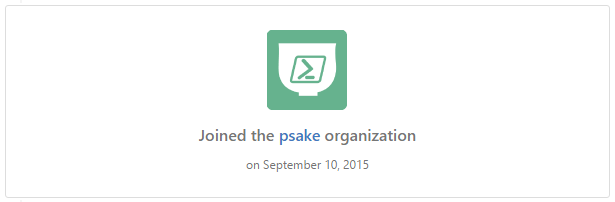 psake organisation on GitHub