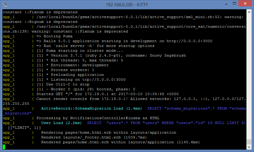 Docker Compose Success