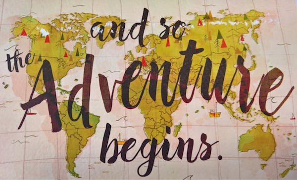 And so the adventure begins...