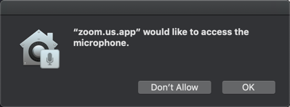 Access the microphone