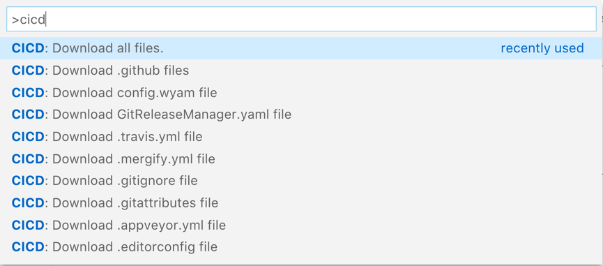 CI/CD Assets Extension Commands