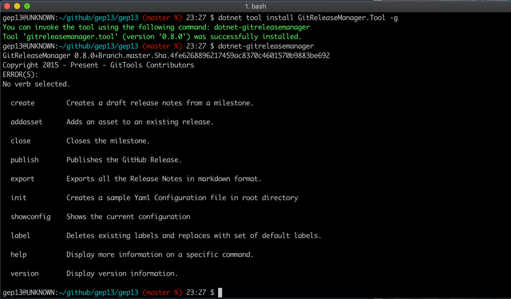 GitReleaseManager Mac Install
