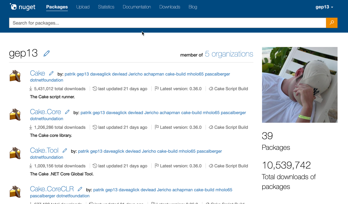 NuGet Profile