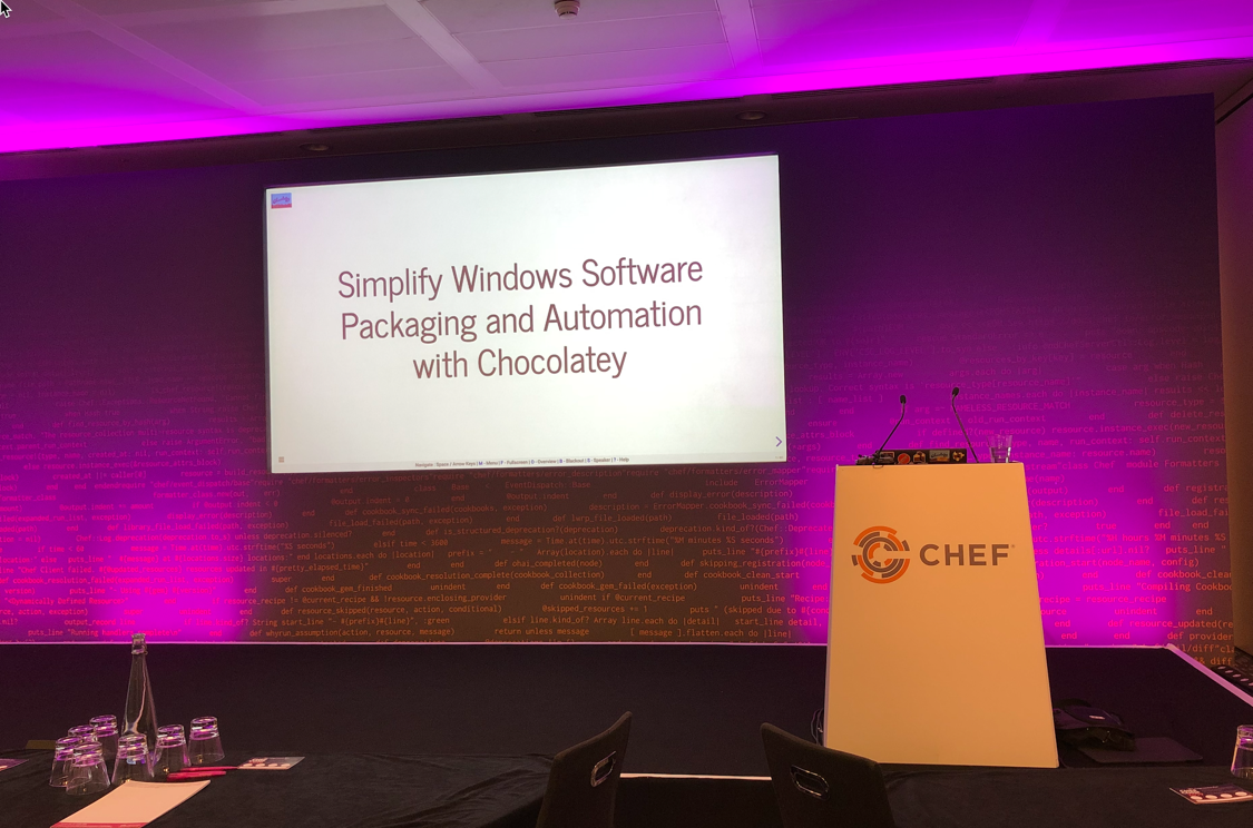 Talk at Chef Conf