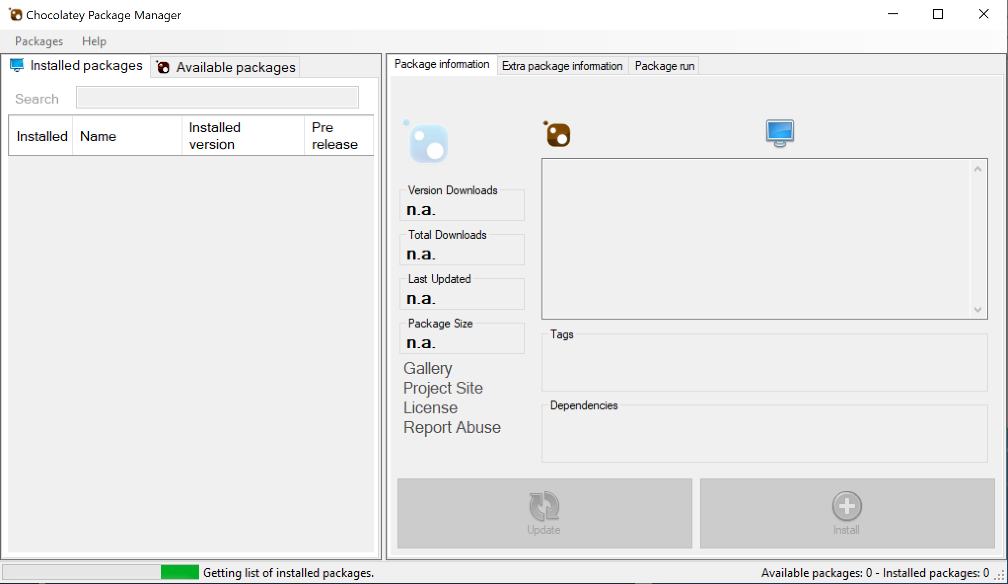 Chocolatey GUI Version 0.11.0